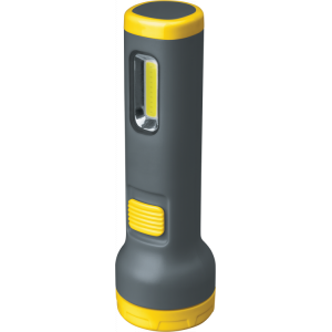 Фонарь 14 035 NPT-CP21-ACCU Пласт.1LED 1Вт+1COB 1Вт, акк.3.7В,1200 мАч 14035