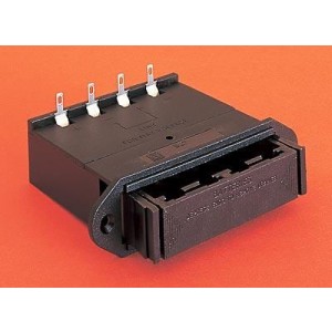 BX0027, Контакты, защелки, держатели и пружины для цилиндрических батарей PANEL MOUNT 4 AA