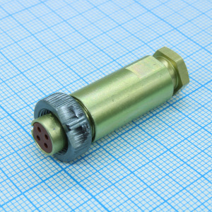 PC4K CASE, Гнездо РС4 4 контакта с защитным кожухом