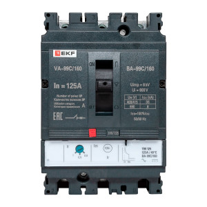 Выключатель автоматический 3п 160/125А 36кА ВА-99C Compact NS PROxima mccb99C-160-125