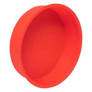 Заглушка для двустенных труб d110 мм красная Plast EC110