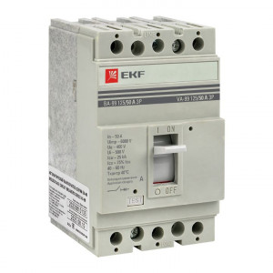 Выключатель автоматический ВА-99 125/ 50А 3P 25кА EKF PROxima mccb99-125-50