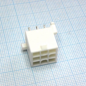 1-770182-0, Разъем питания типа провод-плата, вертикальный, Серия Universal MATE-N-LOK, 9 контактов, штекер, 4,14 мм