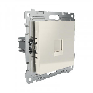 Розетка телефонная 1-м СП Pixel RJ11 механизм беж. TKE-PX-RT1-C02