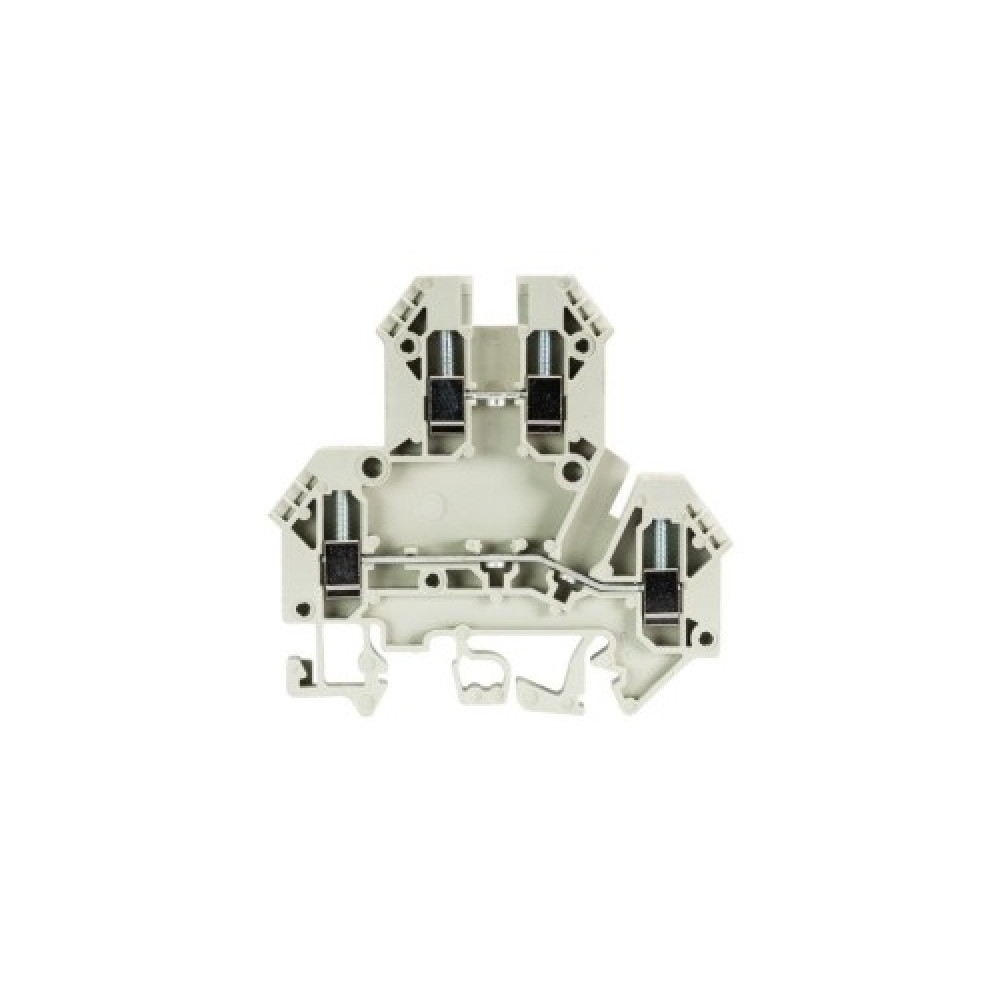 Изображение товара Этажная клемма WKN2,5E/U V0 2 этажа винтовой монтаж 24A 500V серый