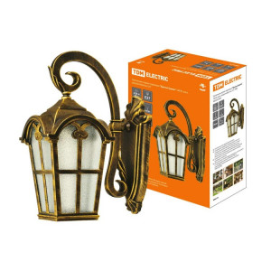 Светильник садово-парковый "Братья Гримм" 100 Вт, вниз, шагрень/бронза, Е27, SQ0330-0093