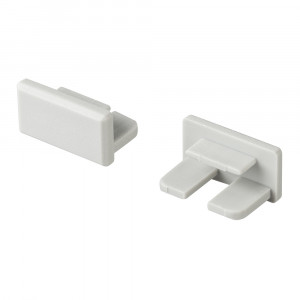 Заглушка MIC-H 027116, Заглушка для профиля MIC-H. Материал - пластик, серый.