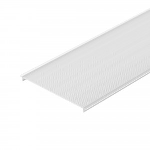 Экран LINIA140-2000 017322, Микропризматический экран к профилям TOP-LINIA140. Размер 2000х129х8 мм. Микропризмы на внутренней стороне.