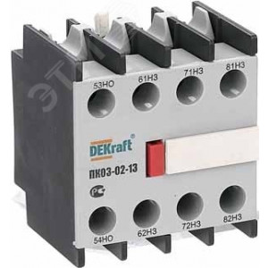 Приставка контактная доп.контакты 1НО+3НЗ ли 24107DEK