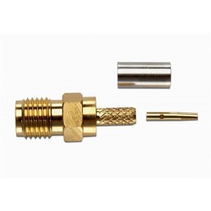 72954, РЧ соединители / Коаксиальные соединители SMA JACK STRAIGHT CRIMP RG174 188 316