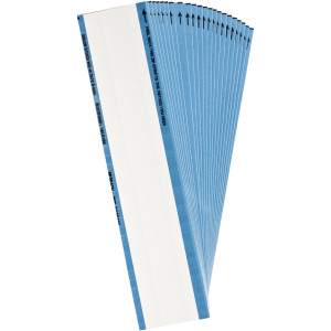 brd149366, WO-46-PK этикетки на картах, материал В-500, матовая виниловая ткань, цвет-белый, размер 38.1х6.35мм, 900 шт/упак.