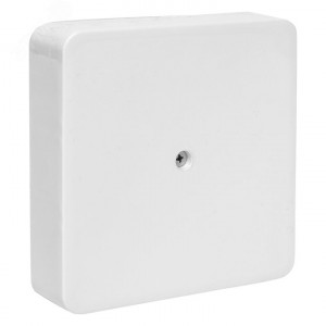 Коробка разветвительная КМР-030-032кг наружная (100х100х28) белая с клеммником PROxima plc-kmr-030-032kg