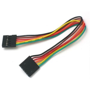 206, Принадлежности Adafruit  6-Conductor 0.1" Socket 6" long