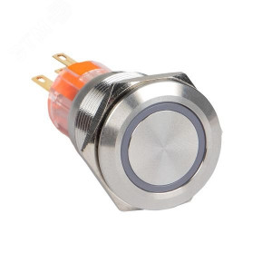 Кнопка S-Pro67 19 мм без фикс. с зеленой подсв. 230В PROxima s-pro67-121