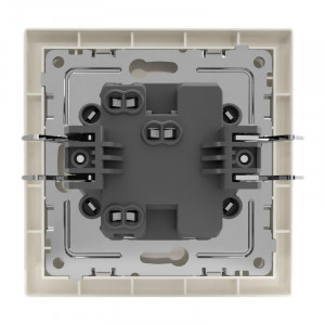 Выключатель 1-кл. СП Pixel 10А IP20 в сборе беж. TKE-PX-V1F-C02