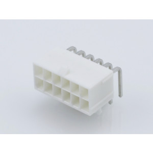 39300120, Разъем штыревой двухрядный угловой на плату