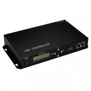 Контроллер HX-801TC (122880 pix, 220V, SD-карта) 022187, Master-контроллер для синхронизации до 96 контроллеров HX-801RC (арт. 018549), 2 выходных Ethernet-порта до 122 880 пикселей, без прямого выхода на ленты и модули. Запись программ на SD-карту (ПО LED Build), напряжение 230 В. ПДУ в комплекте