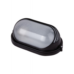 Светильник НПБ1207 черный/овал ресничка 100Вт IP54 SQ0303-0058