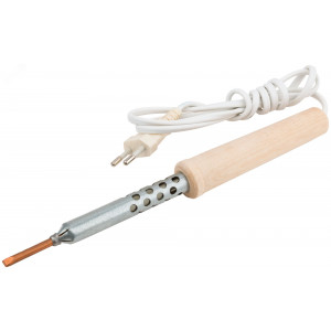 Паяльник 220 В, деревянная ручка 40 Вт 60504