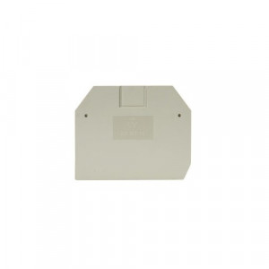 Боковая крышка AP WT 16, Крышка боковая, для клемм WT 16..., цвет: серый