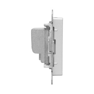 Механизм розетки TV, проходная, алюминий Эпика EKF UP1-SOA-TV-2