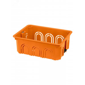 Распаячная коробка СП 120х92х45мм, крышка, пл. лапки, IP20, инд. штрихкод, SQ1403-1028