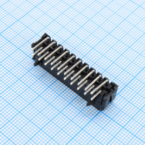 DS1073-04-2X10MRB6, Разъем штыревой двухрядный угловой на плату
