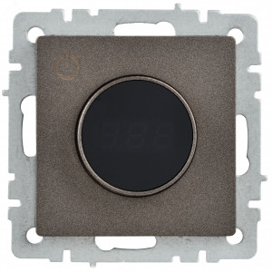 Термостат электронный с индикацией BRITE СП IP20 ТС10-1-БрТБ темная бронза BR-RT11-K45