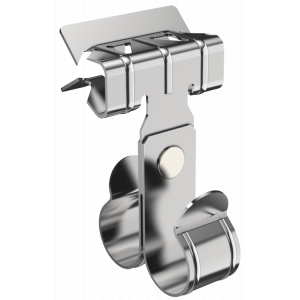 Зажим балочный 8-14мм под трубу 32мм двойной HDZ CME40-BZTD-032-HDZ