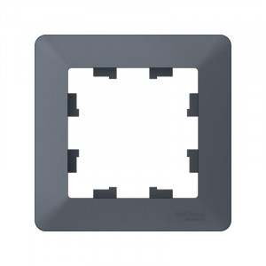 ATLASDESIGN AIR 1-постовая РАМКА, ГРИФЕЛЬ/дымчатый черный ATN220701