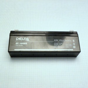 DT 12022, Аккумулятор свинцово-кислотный, размер 178*35*66