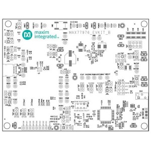 MAX77976EVKIT#, Средства разработки интегральных схем (ИС) управления питанием EVKIT for MAX77975/6 19VIN, 5.5AOUT Buck Charger for 1S Li-ion Batteries