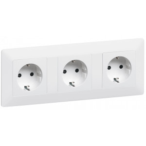 Рамка 3-м Valena Life универсальная бел. 754003