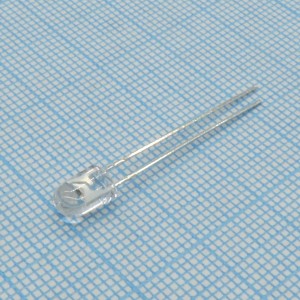 L-5603SYCK, Светодиод 5,2х3,8мм овальный/желтый/590нм/1000-1600мкд/прозрачный/30°-70°