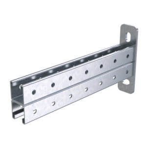 Консоль двойная 41х41мм основание 500мм горячеоцинкованная BBD4150HDZ