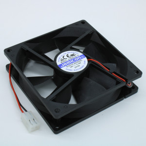 JF0925S2H-R, Вентилятор 24В 92х92х25мм, DC, подшипник скольжения, тип вывода - провод с разъемом