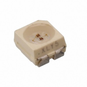 VLMV3100-GS08, Светодиод двухцветный  зеленый/красный 565нм/635нм автомобильного применения 3-Pin PLCC лента на катушке