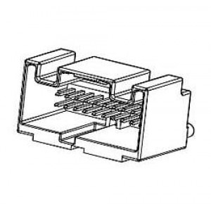 30700-4082, Автомобильные разъемы HDAC64 DR VERT HDR 8 8 CKT NATURAL POL 3