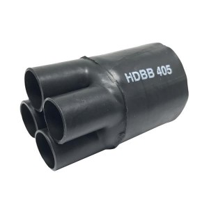 HDBB-405-1-250, Термоусадочные хвостовики и торцевые заглушки для кабелей 4way OUTLET BREAKOUT BOOT H/D .90X2.75