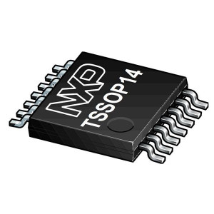 74AHCT125PW-Q100,1, IC BUFFER LINE DVR QUAD 14TSSOP