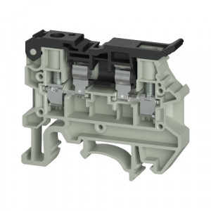 Предохраниетльная клемма WTN 4 FSI24 5X20, Предохранительная клемма, тип предохранителя: 5x20, LED 24V, тип фиксации провода: винтовой, номинальное сечение: 4 мм кв., 12A, 24V, ширина: 8 мм, цвет: серый тип монтажа: DIN35