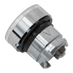 Исполнительный механизм кнопки XB4 белый плоский возвратный без фиксации, с подсветкой IP65 EKF XB4BW-W-65