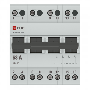 Переключатель трехпозиционный ТПС-63 4P 63А PROxima TPS463