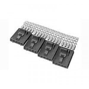 6-103957-1, Проводные клеммы и зажимы 2X12 RCPT SR LATCH .100CL