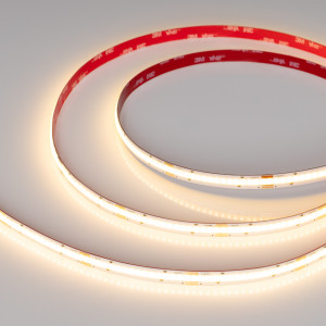 Лента COB-X512-10mm 24V White-MIX (15 W/m, IP20, CSP, 5m) 037130, Лента COB сплошной засветки без видимых светодиодов. Светодиоды CSP, 512 шт/м (2560 шт на 5 м), белая плата, скотч 3M. Цвет MIX БЕЛЫЙ 2700K+6000K, цветопередача CRI>90, угол 160°. Питание 24V, мощность 15 Вт/м (75 Вт на 5 м). Размеры 5000x10x2мм. Мин. отр