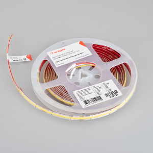 Лента COB-X512-10mm 24V White-MIX (15 W/m, IP20, CSP, 5m) 037130, Лента COB сплошной засветки без видимых светодиодов. Светодиоды CSP, 512 шт/м (2560 шт на 5 м), белая плата, скотч 3M. Цвет MIX БЕЛЫЙ 2700K+6000K, цветопередача CRI>90, угол 160°. Питание 24V, мощность 15 Вт/м (75 Вт на 5 м). Размеры 5000x10x2мм. Мин. отр