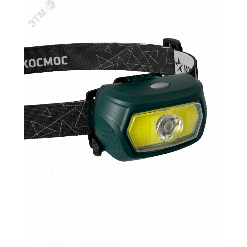 Изображение товара Аккумуляторный налобный фонарь 3Вт XPE и 5Вт COB USB type C КОСМОС KOC509LIt