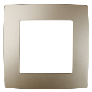 12-5001-04 Рамка на 1 пост, 2, шампань (20/200/6400) Б0014744