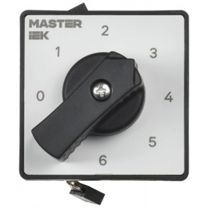 Переключатель кулачковый 10А (сх. 111) стандартная рукоятка IEK MI-CS10-010-111