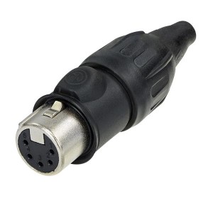 NC5FX-TOP, Разъемы XLR 5P FCbl Conn Nickel/Gold TOP
